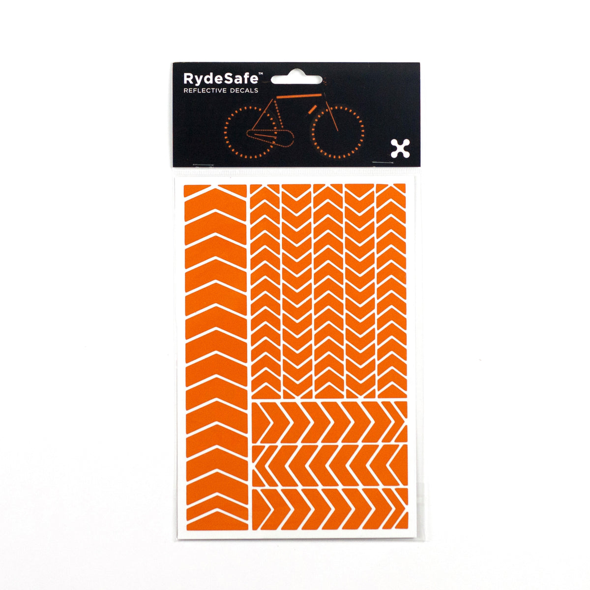 RydeSafe Reflective Chevron Stickers - Orange