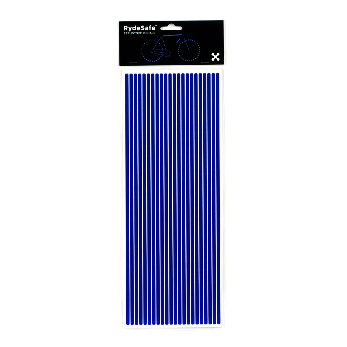 RydeSafe Reflective pinstripes Stickers - jumbo - blue