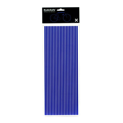 RydeSafe Reflective pinstripes Stickers - jumbo - blue
