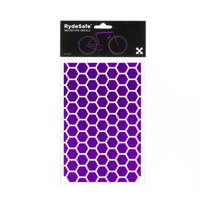 RydeSafe Reflective Stickers | Hexagon Kit - Large