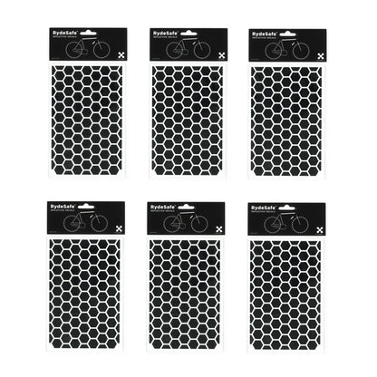 RydeSafe Reflective Stickers | Hexagon Kit - Large